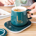 Lucky Portable Electric Coffee Mug Warmer Set