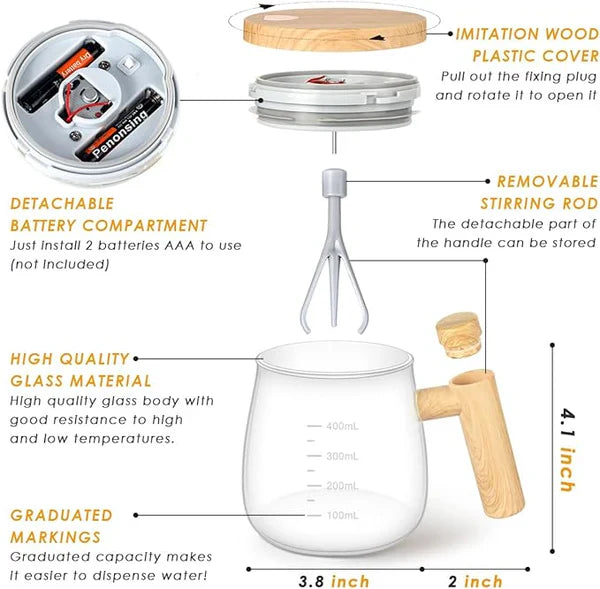 Electric Coffee Mixing Mug (400ml)