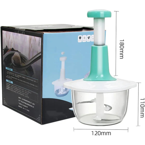 Multifunction Hand Press Vegetable Chopper (1.5L)