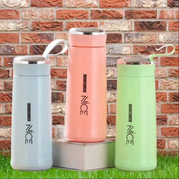 NICE Insulated Glass Water Bottle - 400ml