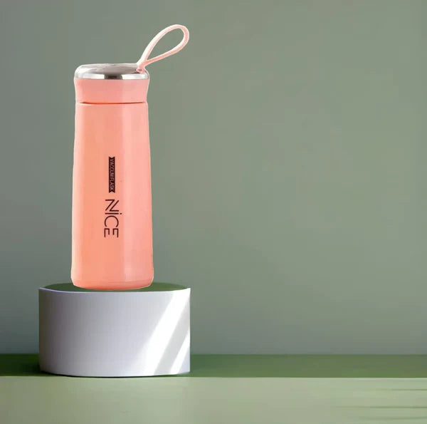 NICE Insulated Glass Water Bottle - 400ml
