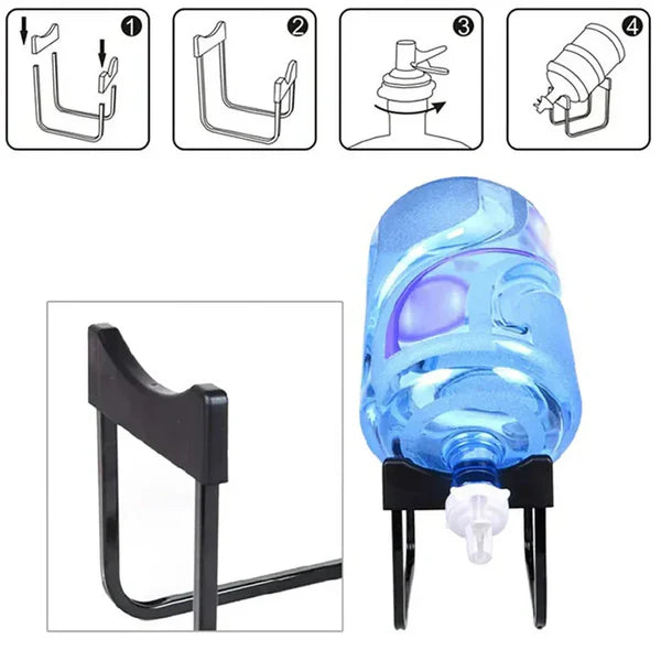 Portable Water Dispenser Bottle Stand with Nozzle Tap