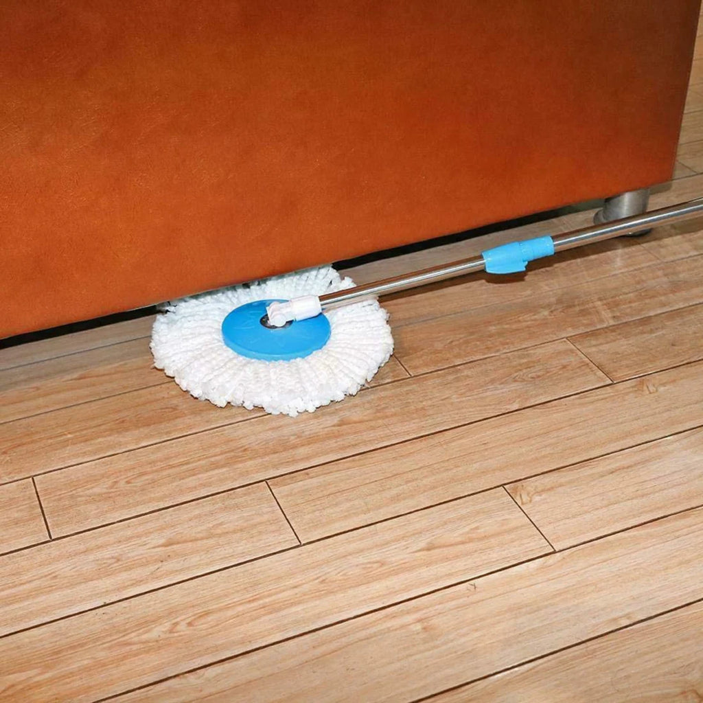 Spin Mop & Bucket – 360 Rotation with Refill & Sturdy Handle