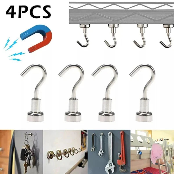 High-Quality Magnetic Hooks PACK OF 2