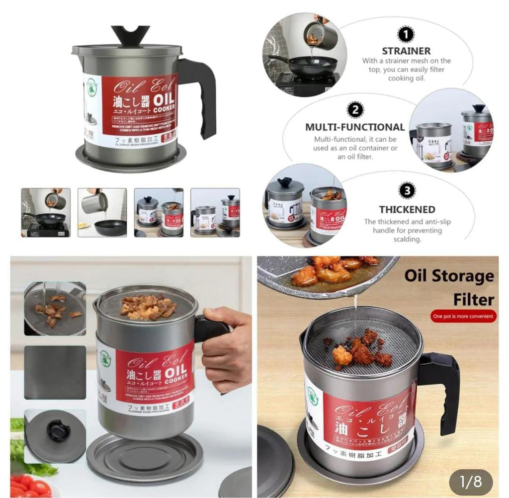 Kitchen Oil filter Pot 1.4 liter