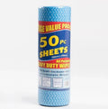 All-Purpose Heavy Duty Wipes - Cleaning Cloth 50 Pcs Sheets