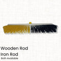 Bulldozer Brush With Iron/Wooden Rod