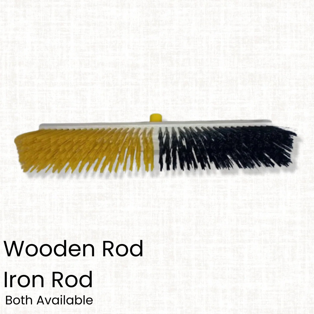 Bulldozer Brush With Iron/Wooden Rod