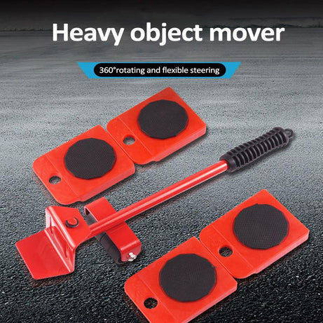 5-Piece Heavy Furniture Lifter And Mover Tool Set