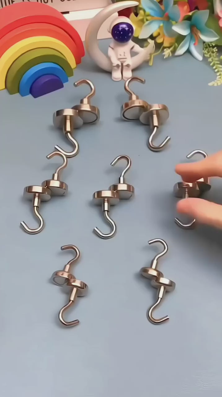 High-Quality Magnetic Hooks PACK OF 2
